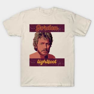 Gordon Lightfoot | Vintage poster T-Shirt